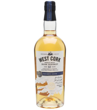 WHISKY West Cork 12 Y O Bourbon Cask