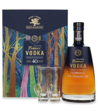 WÓDKA Bimber Flavoured + kieliszki 40 Edition