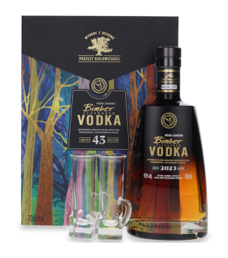 WÓDKA Bimber Flavoured + kieliszki 43 Edition