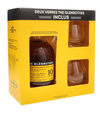 Whisky Glenrothes 10 Yo + 2 szkl.