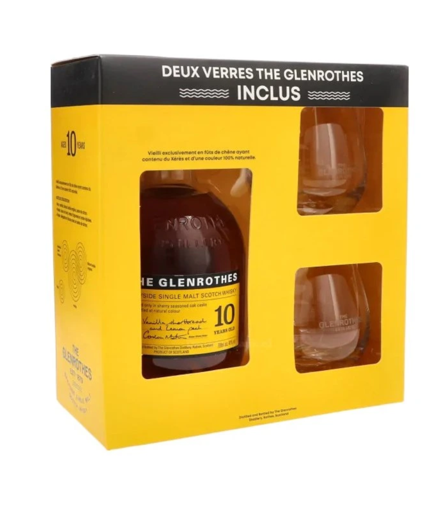 Whisky Glenrothes 10 Yo + 2 szkl.