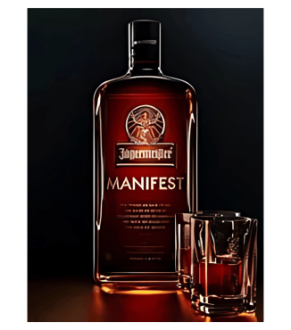 LIKIER Jagermeister Manifest 38% 0,5l + kieliszki