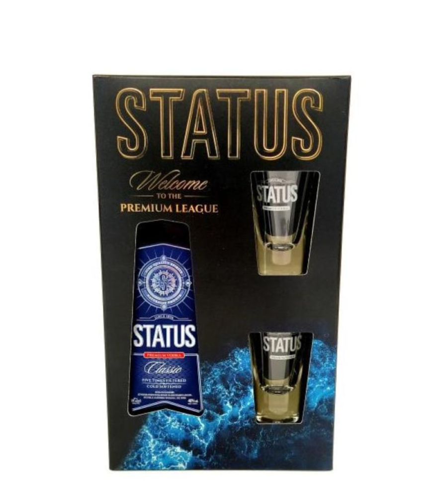 WÓDKA Status 05l+ kieliszki