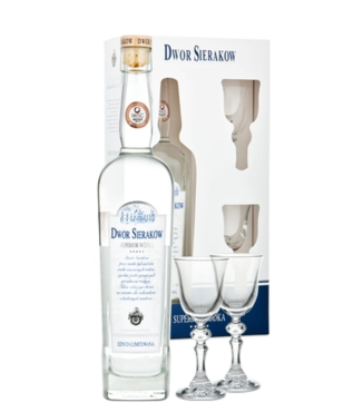 WÓDKA Dwór Sieraków Superior 0,7l + 2 kiel
