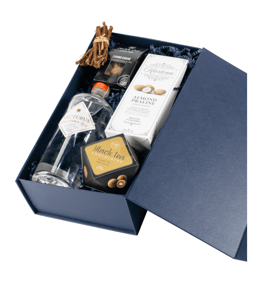 Luksusowe pudełko magnetyczne – Arcturus Super Premium Vodka 0,5l