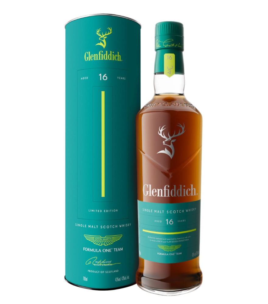WHISKY Glenfiddich 16yo Aston Martin F1 43%