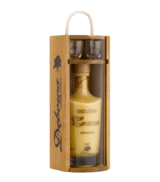 Likier Advocatka Dębowa 20% 0.7 skrzynka + 2 kiel