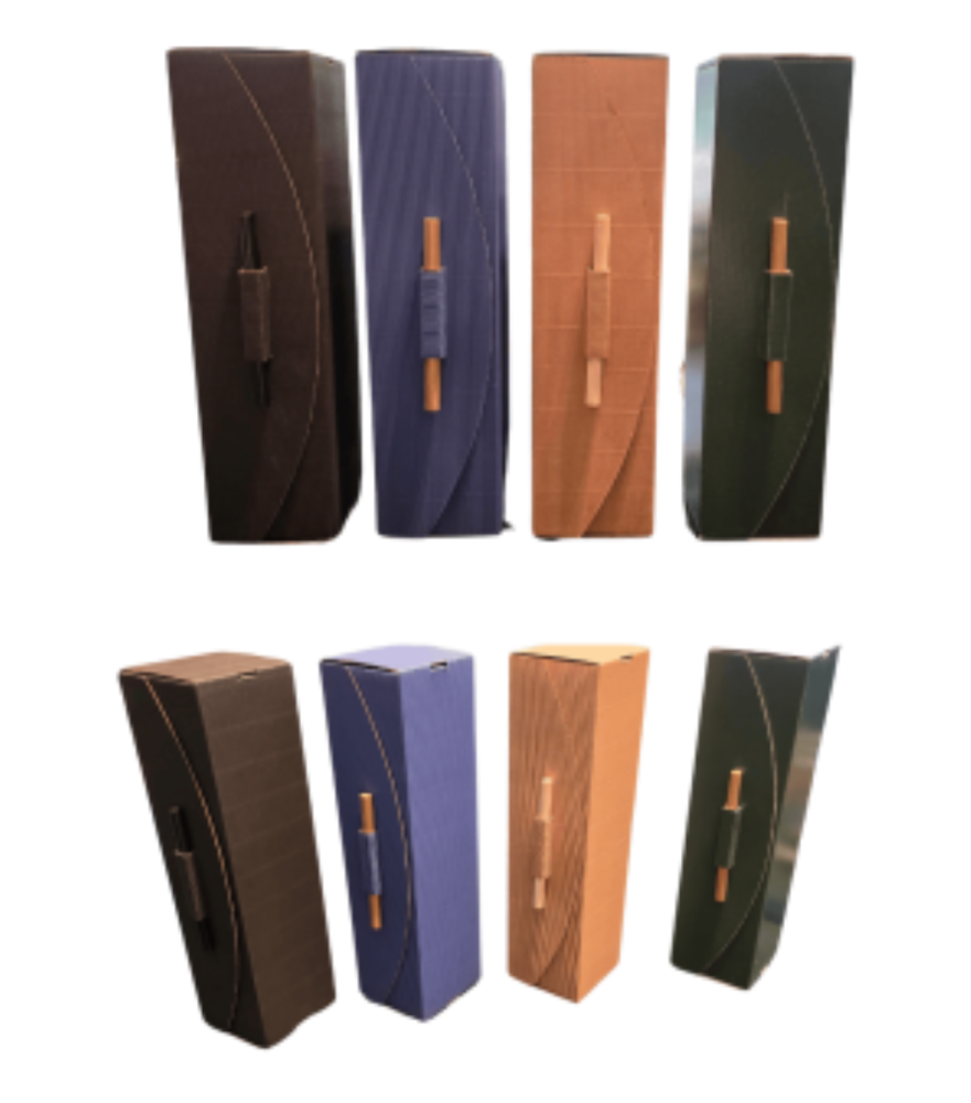 Pudełko patyk 1 but. granatowe