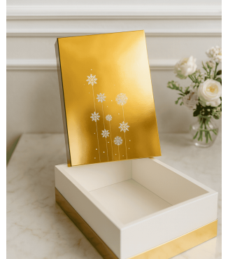 Pudełko prezentowe złote