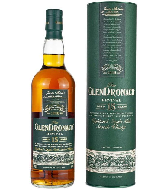 WHISKY Glendronach 15 Y O Revival