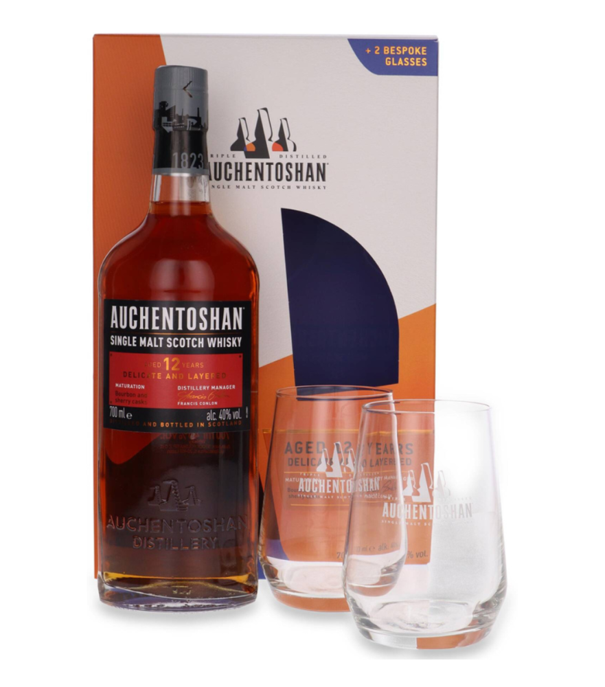 WHISKY Auchentoshan 12yo + szklank