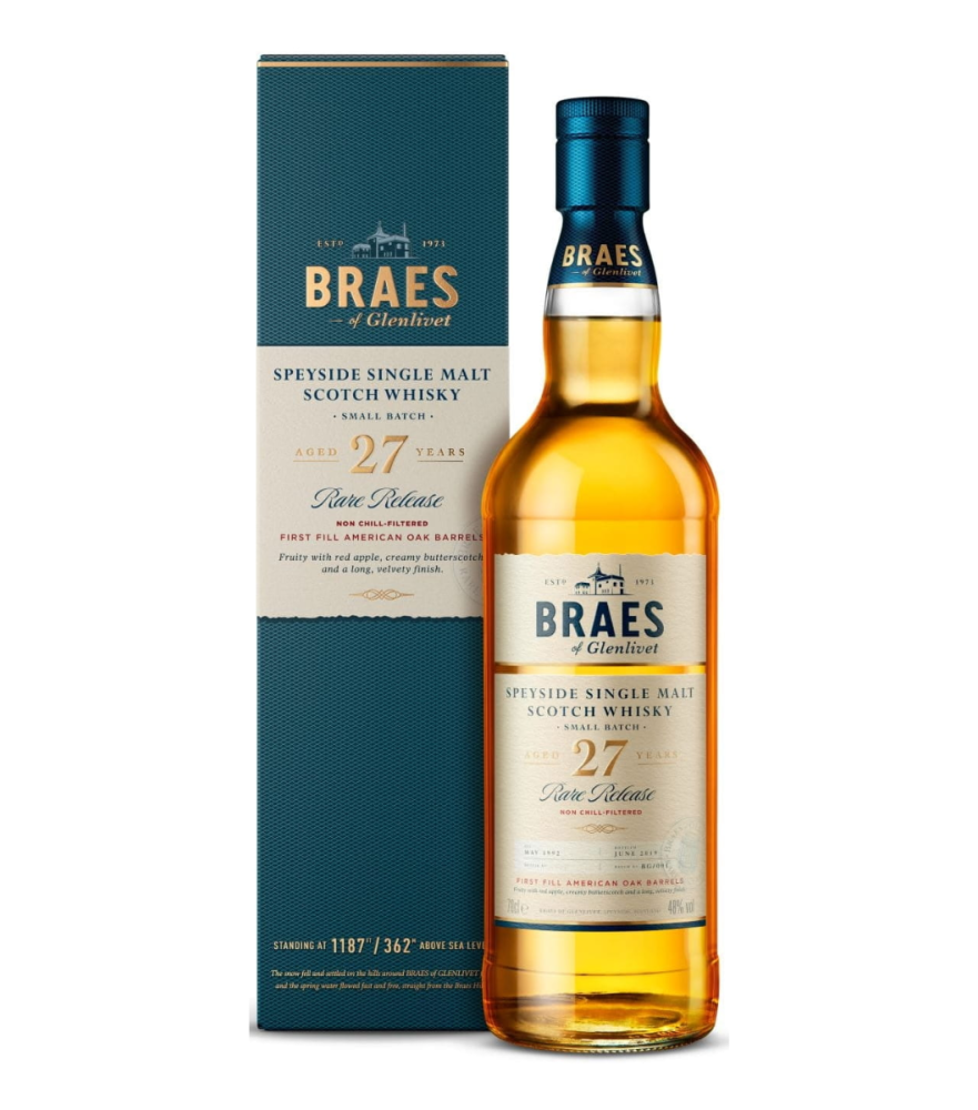 WHISKY Braes Of Glenlivet 27 Y O