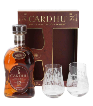 WHISKY Cardhu 12 Y O Szklanki