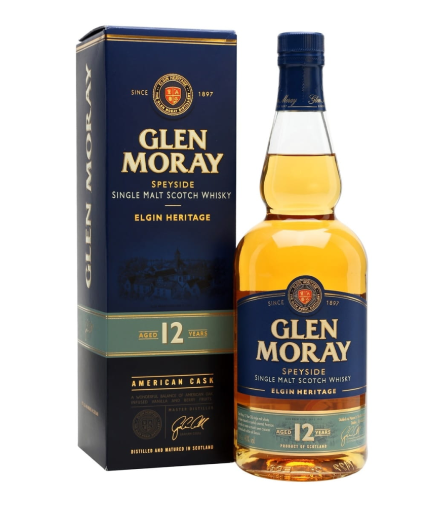 WHISKY Glen Moray 12 Y O