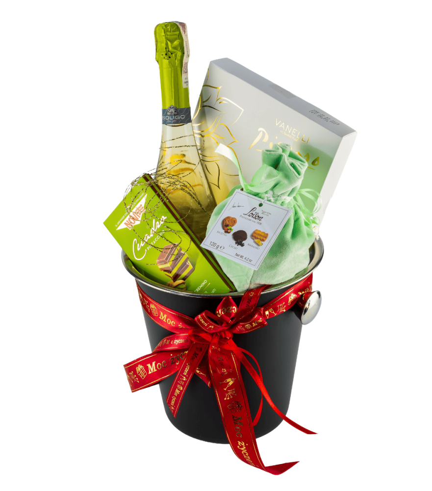 Zestaw Cooler czarny z Prosecco
