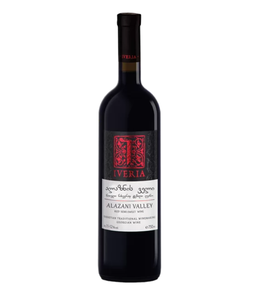 WINO Iveria Alazani Valley Czerwone Półsłodkie