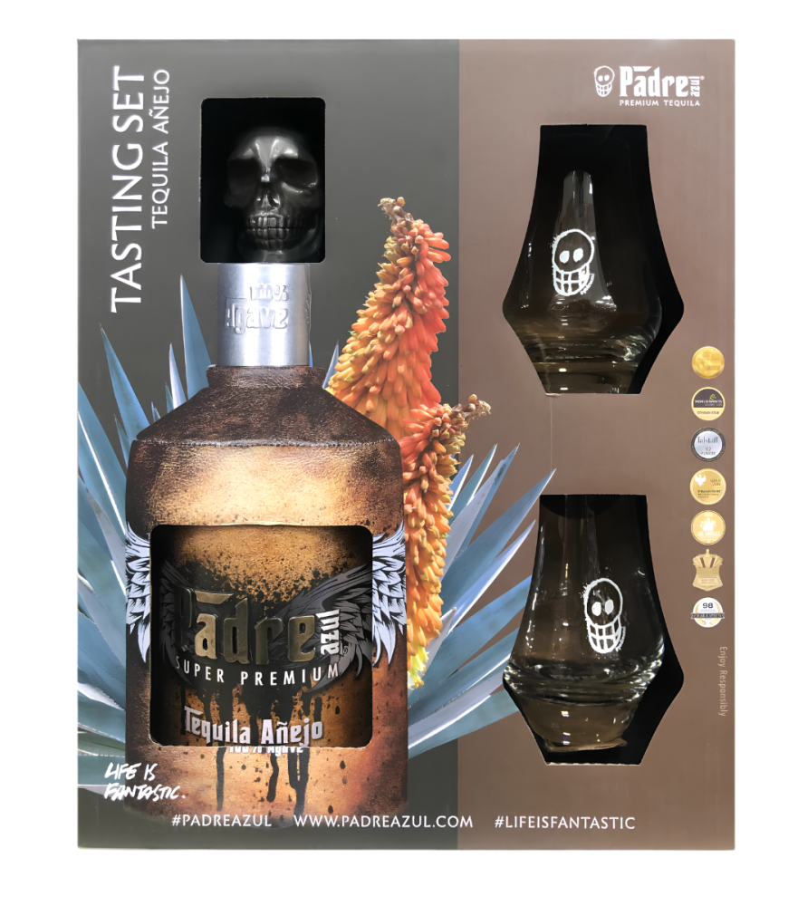 TEQUILA Padre Azul Anejo Tasting Set 40% 0,7l