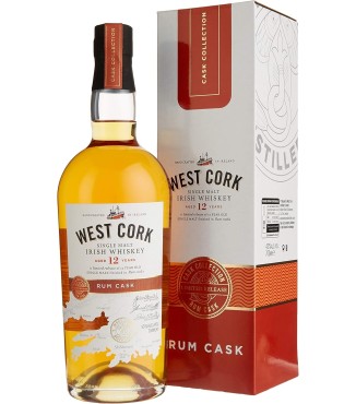 WHISKY West Cork 12 Y O Rum Cask