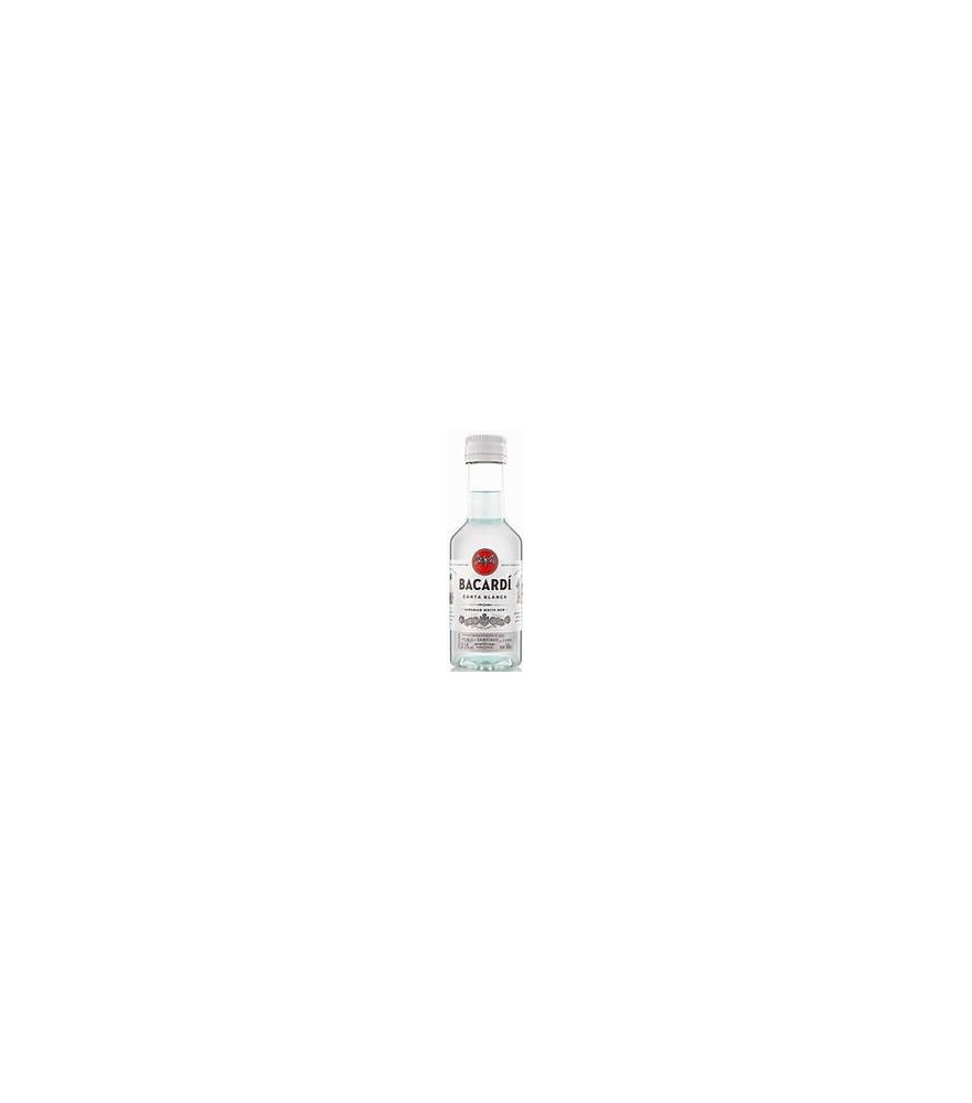 MINIATURKA Rum Bacardi Carta Blanca 40% 0,05L